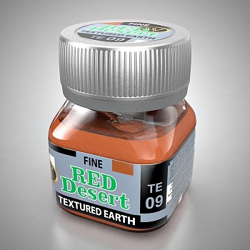 TE-09  Быстросохнущая акриловая смесь для создания реалистичной текстуры: мелкая красная пустынная земля TE-09  Быстросохнущая акриловая смесь для создания реалистичной текстуры: мелкая красная пустынная земля
