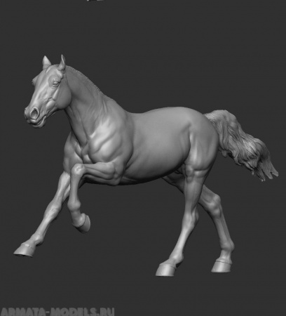 CHM-54226(Z). Животные: Лошадь №19. 54 мм. Материал - смола. Chronos Miniatures