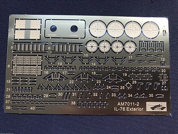 AM7011-2 Фототравление для Ил-76. Экстерьер (Не для свободной продажи) AM7011-2 Фототравление для Ил-76. Экстерьер (Не для свободной продажи)