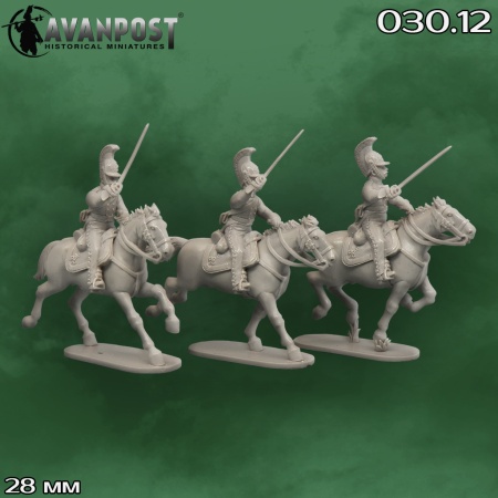 030.12АП Русские драгуны (набор 2) Аванпост