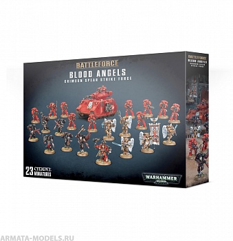 71-53GW Набор Кровавые Ангелы. Ударный отряд Багрового Копья (Blood Angels. Crimson Spear Strike Force) 71-53GW Набор Кровавые Ангелы. Ударный отряд Багрового Копья (Blood Angels. Crimson Spear Strike Force)