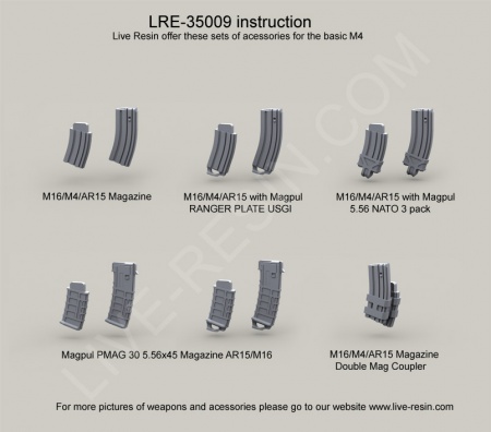 LRE35009 Набор магазинов M4-M16 5,56мм
