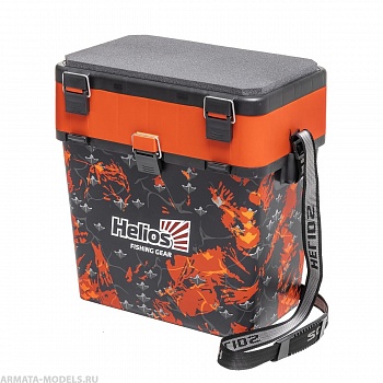 Ящик рыболовный зимний SHARK оранжевый (HS-IB-19-SHO) Helios