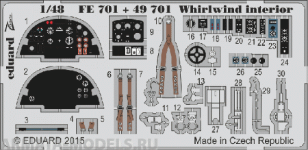 FE701ED  Whirlwind Interior SA 1/48