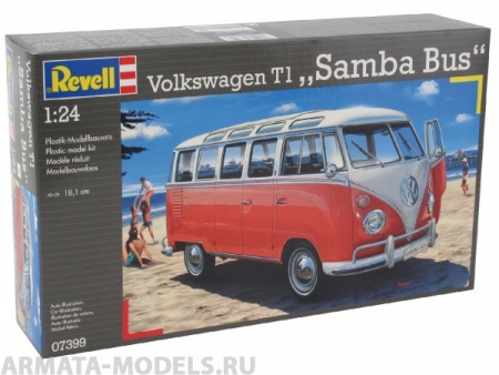 07399NRE Автобус VW T1 Samba Bus Revell