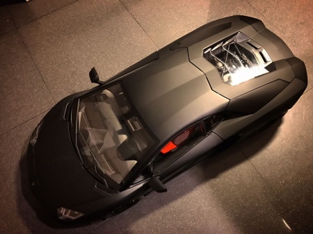 Lamborghini Aventador Nero Nemesis (Полуматовый черный)