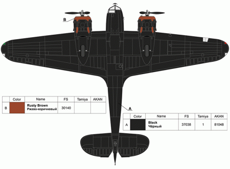 72035 Английский ночной истребитель Бленхейм Мк.I ARK model