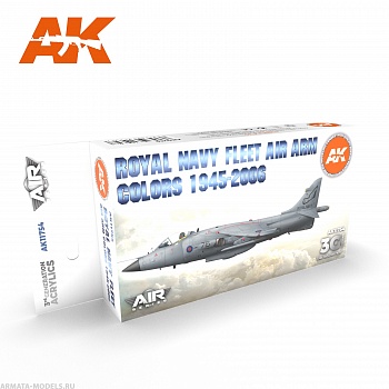 AK11754 Набор красок RN Fleet Air Arm Aircraft Colors 1945-2010 SET 3G