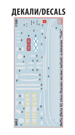 9062 Атомная подводная лодка Тула проекта Дельфин Звезда