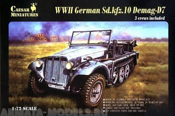 7204CSR WWII German Sd.Kfz.10 Demag-D7 1/93