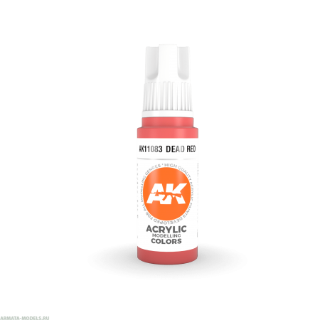 AK11083 Краска акриловая Dead Orange 17ml