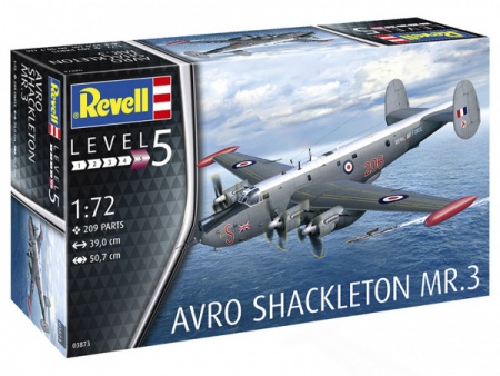 03873RE Многоцелевой противолодочный самолет Avro Shackleton Mk.3 Revell