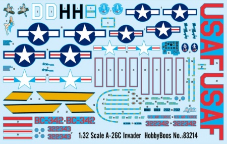 83214HB Американский бомбардировщик A-26C Invader Hobby Boss