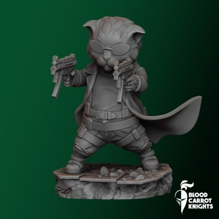 BCK-FC-009 Мео | Коллекционная миниатюра 70 мм Blood Carrot Knights
