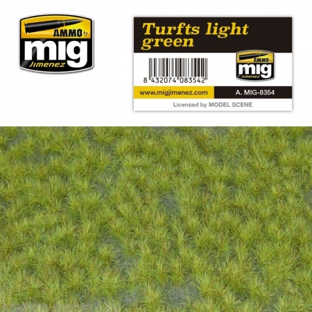 AMIG8354 Ammo Mig Основание для диорамы TURFTS LIGHT GREEN