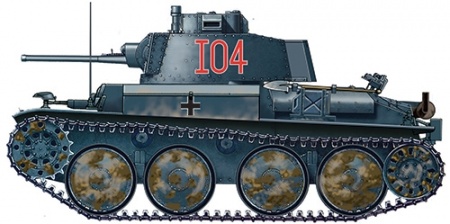 6489ИТ Танк PZ.KPFW.380 Italeri