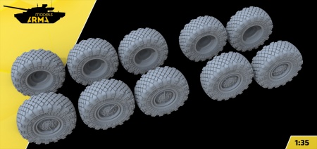 AM35963 Колеса под нагрузкой (Не для свободной продажи) Arma Models