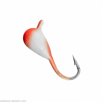 Мормышка вольф Капля с ушком краш 3мм 0,48гр 51P фосф (MW-1130-51P) Helios( цена указана за упаковку, в количестве 10шт.)