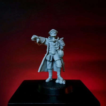 BCK-WG-001 Офицер Де Вита | Игровая миниатюра 32 мм Blood Carrot Knights