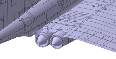 14402 Ту-144Д, Советский сверхзуковой пассажирский самолет ICM 14402 Ту-144Д, Советский сверхзуковой пассажирский самолет ICM