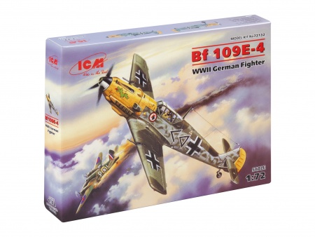72132 Bf -109 E -4, германский истребитель ІІ Мировой войны ICM 72132 Bf -109 E -4, германский истребитель ІІ Мировой войны ICM