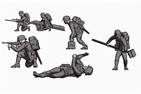 3613 Немецкий штурмпионеры Звезда