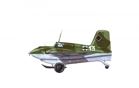 QS-001 Messerschmitt Me163B Komet Rocket-Powered Interceptor Meng