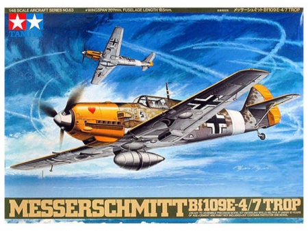 61063T Messerschmitt Bf109 E-4/7 TROP Tamiya