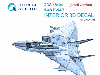 QDS-48404 3D Декаль интерьера кабины F-14B (GWH) (Малая версия)