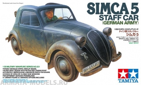 35321T Немецкий штабной автомобиль Simca 5 Tamiya