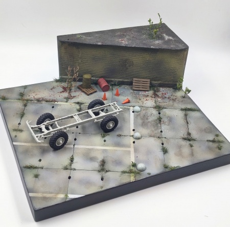 HE-35208 Подставка Заброшенная часть (Аксессуары в комплекте) Размер 35*30*15