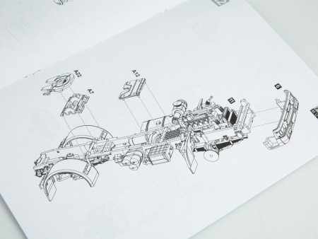 1444AVD Сборная модель КАМАЗ-5460 седельный тягач AVD Models