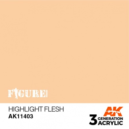 AK11403 Краска акриловая 3Gen Highlight Flesh