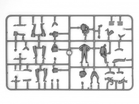 Набор фигурок 48085 Фигуры Наземный персонал ВВС Германии (1939-1945 г.) ICM