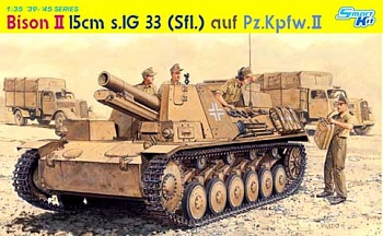 6440Д Сборная модель САУ Bison II 15cm sIG 33(Sfl) auf Pz.Kpfw.II