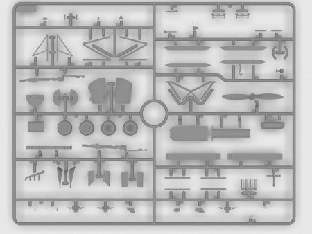 32037 DH. 82А Tiger Moth с кадетами RAF ICM