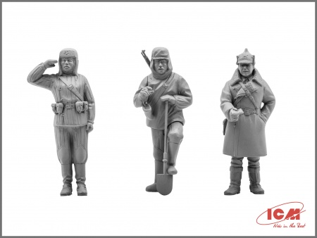 Набор фигурок 35051 Фигуры Пехота РККА (1939-1942) ICM Набор фигурок 35051 Фигуры Пехота РККА (1939-1942) ICM