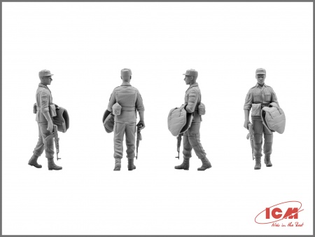 35331 Фигуры Советские мотострелки, советско-афганская война  (1979-1988) ICM