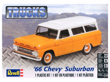 14409RE Полноразмерный внедорожник 66 Chevy Suburban Revell