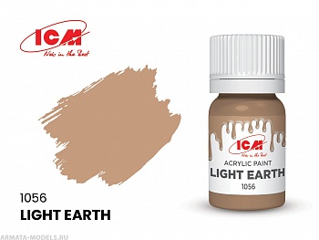 C1056 Краска для творчества, 12 мл, цвет Светлая Земля(Light Earth) C1056 Краска для творчества, 12 мл, цвет Светлая Земля(Light Earth)