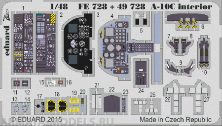 49728ED  A-10C interior S.A. 1/48