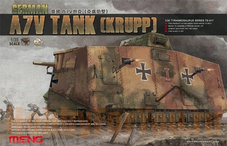 TS-017 German A7V Tank (Krupp) Meng