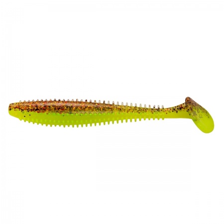 Виброхвост Shaggy 3,35"/8,5 см Golden Lime 5шт. (HS-16-048) Helios