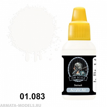 01.083JIM Акриловая краска Белый
