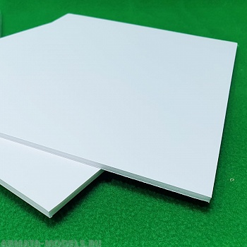 5601 пенокартон белый лист 3,0 мм - 200х250 мм - 2 шт