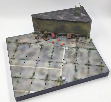 HE-35208 Подставка Заброшенная часть (Аксессуары в комплекте) Размер 35*30*15