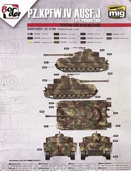 BD0034 Окрасочная маска для PANZER IV J BD0034 Окрасочная маска для PANZER IV J