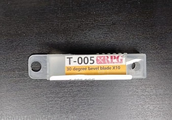 T-005 RPG Набор 30-градусных лезвий для ножа (10 шт) 30 degree bevel blade X10 piece set T-005 RPG Набор 30-градусных лезвий для ножа (10 шт) 30 degree bevel blade X10 piece set