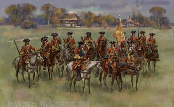 72255ST Фигуры British Regiment on Horse Strelets