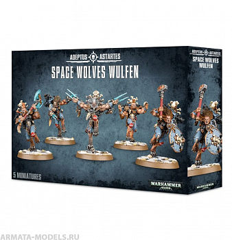 53-16GW Набор Космические Волки. Вульфены (Space Wolves Wulfen (2018)) 53-16GW Набор Космические Волки. Вульфены (Space Wolves Wulfen (2018))